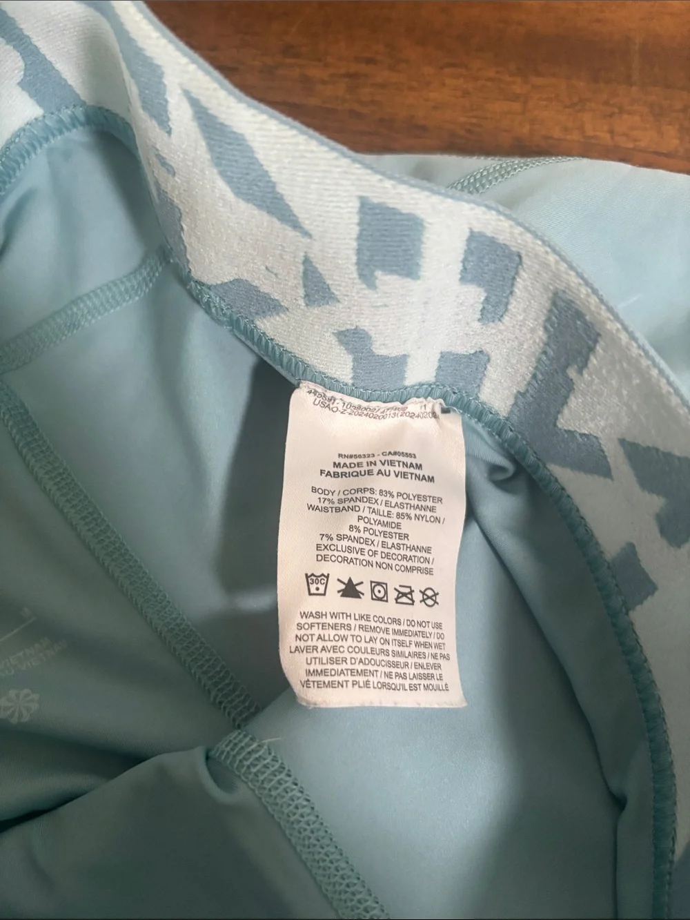 Nike Pro Light Blue Womens Spandex Shorts